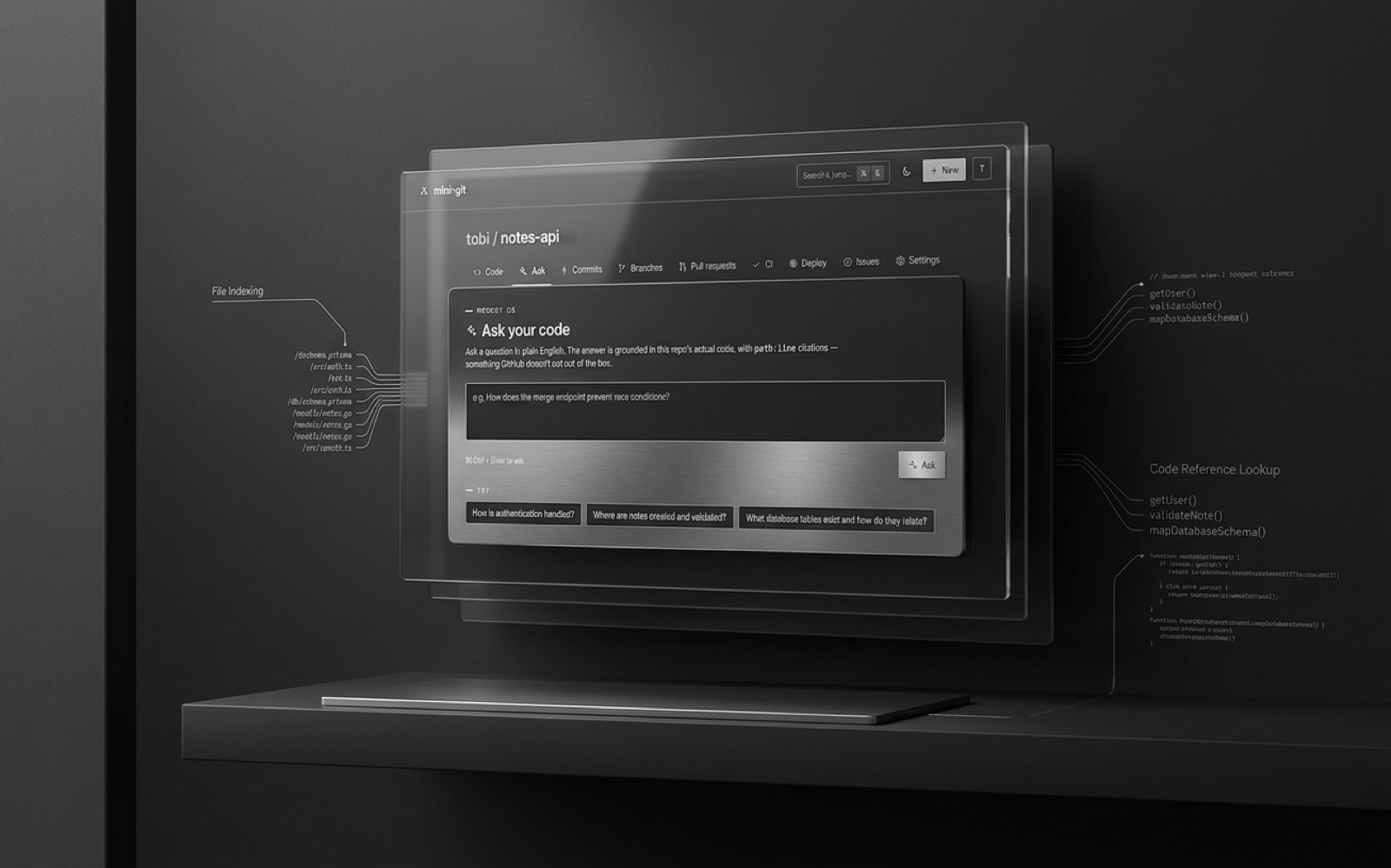 mini-github, screen 2